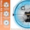 Edendirect Outdoor Fan, Wall Mount, 20 in Blade Dia, 120V, 3,800/4,200/5,100 cfm IR-FANOW20 - alternate 7