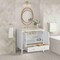 James Martin Vanities Myrrin 36" Vanity, Bright White, w/ 3 CM Tajnar Eclos Top 485-V36-BW-3TJR - alternate 8