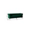 Homeroots 93" Hunter Green Velvet Chesterfield Wood Sofa 543985 - alternate 4