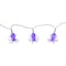 Elegani 10 LED Spider String Lights - Purple Glow Halloween Dcor - 3ft Clear Wire PH-SPDR-PPL - alternate 4