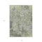 Homeroots 8' X 10' Green And Gray Abstract Washable Indoor Outdoor Area Rug 605551 - alternate 5