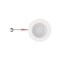 Beyond Led Technology LED Downlight, 15 Watt, 1050 LM, Adj CCT 2700K-3000K-3500K-4000K-5000K, 120V, 6inch, , 12PK 156731 - alternate 5