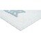 Homeroots 32" White Purple And Green Cotton Be Happy Youthful Bath Rug 634896 - alternate 3