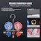 Vevor 1/4 HP HVAC Vacuum Pump and Gauge Set 4 CFM Manifold Gauge Kit with Hose TW-1.5K - alternate 6