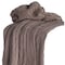 Homeroots Brown Knitted 100% Cotton Throw Blanket 518770 - alternate 2