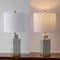 Jonathan Y Diana 23.5 in. Traditional Classic Ceramic and Metal Ginger Jar LED Table Lamp, Green/White/Brass Gol JYL3050D - alternate 7