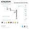 Kingston Brass Deck Mount Pot Filler Faucet, Polished Chrome KS3701CG - alternate 4