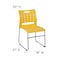 Flash Furniture Yellow Plastic Stack Chair, PK5 5-RUT-2-YL-GG - alternate 7