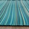 World Rug Gallery Contemporary Stripe Reversible Plastic Area Rug 4 ft x 6 ft Blue 6058BLUE4X6 - alternate 4