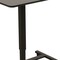 Homeroots Adjustable Black Wood and Stainless Steel Rolling Standing Desk 535347 - alternate 5