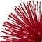 Homeroots 6" Red Metal Spiky Sphere 383774 - alternate 4