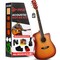 Pyle Steel String Acoustic Guitar Kit, 4/4 Full Size Cutaway All-Wood Guitarra Acustica with Premium PGSTGR007CBS - alternate 1
