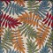 Homeroots 12' X 15' Ivory Blue And Orange Indoor Outdoor Area Rug 521657 - alternate 8