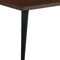 Homeroots 63" Dark Brown and Black Wood and Iron Dining Table 719472 - alternate 5