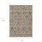Homeroots 5' X 8' Taupe Brown And Gray Oriental Washable Indoor Outdoor Area Rug 598083 - alternate 6