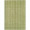 Homeroots 10' X 14' Artichoke Green Fern Green And Gold Striped Washable Indoor Outdoor Area Rug 616399 - alternate 4