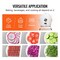 Vevor Electric Vegetable Slicer 0-0.5in Thickness Adjustable Manual Large Port SL-08 - alternate 7