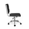 Martha Stewart Lulu Upholstered Office Chair in Black/Polished Nickel CH-240229-1-BK-MS - alternate 7