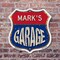 Signmission Mark's Garage, 6 Inch X 6 Inch, Plastic Sign SHI-P-6-383-MARK - alternate 4