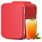 Simple Deluxe YSSOA 4L Mini Fridge with 12V DC and 110V AC Cords, 6 Can Portable Cooler and Warmer Compact Refrig HKFRIGMINI4RED - alternate 1