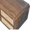 Homeroots 43in Brown Solid Wood Enclosed and Open Storage TV Stand 719197 - alternate 6