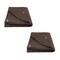 Mytee Products 2 Pack 8'x10ft Dark Brown Canvas Tarp 12oz Water Resistant Heavy Duty Tarps, 2PK CT8-10-DBx2 - alternate 7