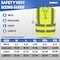 Neiko High Visibility Safety Vest with 2 Pockets, ANSI/ISEA Standard Color Neon Yellow Size L 53962A - alternate 4