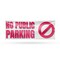 Signmission No Public Parking, 36 Inch x 96 Inch, Vinyl Banner B-96-30756 - alternate 1