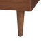 Baxton Studio Camden Mid-Century Walnut Brown Wood and Rattan King Size Platform Bed 247-12667-9816-ZORO - alternate 7