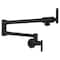 Anzzi Braccia 24" Wall Mounted Pot Filler in Matte Black KF-AZ258BKM - alternate 1
