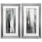 Homeroots Set of Two Modern Abstract Gunmetal Framed Art, 2PK 365382 - alternate 4