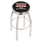 Holland Bar Stool Co 30" Chrome Valdosta State Swivel Bar Stool, Accent Ring L8C3C30ValdSt - alternate 1
