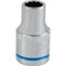 Channellock 1/2'' Drive 10 mm 12-Point Shallow Metric Socket 397598 - alternate 1