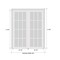 Sartodoors Interior Solid French Double Doors Frosted Glass White 64x80 (2* 32x80) Solid Core Modern Interior VEREGIO7339DD-WS-64 - alternate 3