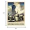Homeroots New York Railroad Vintage Travel Unframed Print Wall Art 394271 - alternate 3