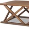 Homeroots 48" Brown Solid Wood Geo Frame Coffee Table 597144 - alternate 5