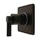 Kingston Brass Single-Handle Six-Way Diverter Valve with Square Trim Kit, Oil Rubbed Bronze KS4045NDL - alternate 1