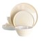 Elama Crafted Clay 12 Piece Lightweight Melamine Dinnerware Set in Cream EL-CRAFTEDCLAY - alternate 1