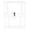 Avery Jewel Case Insert, White, PK20 AVE08693 - alternate 3