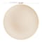 Smarty Had A Party 10.25" Ivory with Gold Rim Organic Round Disposable Plastic Dinner Plates, 120PK 930IVG-CASE - alternate 3