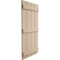Ekena Millwork Rustic Four Board Joined Board-n-Batten Rough Cedar Faux Wood Shutters, 22W x 90H, PR SHUBJS22X90RCPR - alternate 14