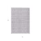 Homeroots 3' X 5' Lavender And Ivory Geometric Washable Indoor Outdoor Area Rug 613783 - alternate 6