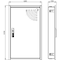 Siemens ALPHA 160 DIN flush-mounted board SK2 h=950 w=550 d=120 8GK1031-4KK20 - alternate 3