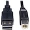 Tripp Lite Reversible USB Cable, Black, 6 ft. UR022-006 - alternate 1