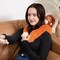 Hugimals World Hugarounds Ollie the Orangutan Weighted Neck and Shoulder Wrap Orange HUG041OR - alternate 8