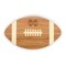 Picnic Time Family Of Brands NCAA Mississippi State Bulldogs Touchdown! Football Cheese Board - Novelty Charcuterie Board 896-00-505-383-0 - alternate 1