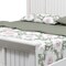 Homeroots White Carved Geometric Distressed Solid Wood King Bed Frame 571384 - alternate 8