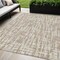 Homeroots 5' X 8' Tan And Beige Abstract Washable Indoor Outdoor Area Rug 602522 - alternate 1