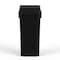 Regal Altair 23 Gallon Square Black Plastic Trash Can with Drop Shot Swing Lid, Space-Saving Design ZR-TC-100-BK-23-SW-KIT - alternate 4