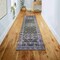 Jonathan Y Alanya Ornate Medallion Non-Slip Machine-Washable Dark Green/Gray 2 ft. x 8 ft. Runner Rug WSH100B-28 - alternate 5